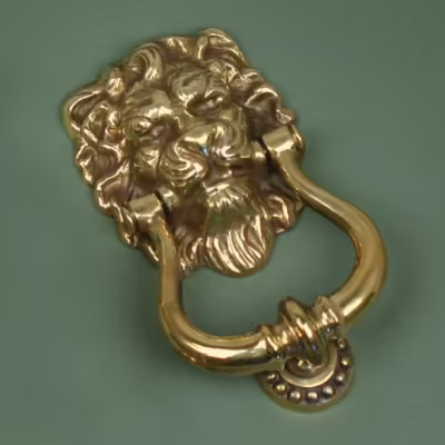 Lion's Head Door Knocker