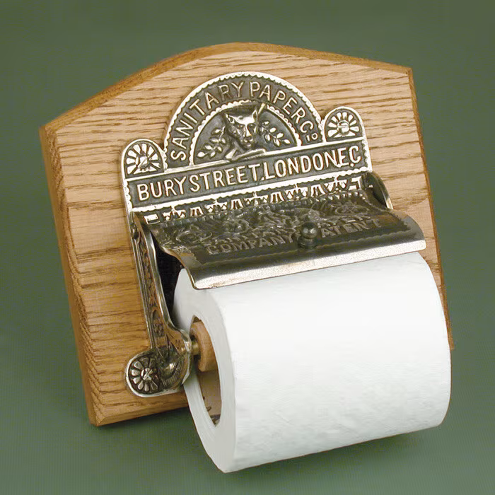 Sanitary Paper Co Holder Aged Nickel