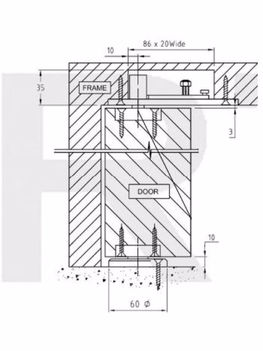 H131-401 Hi-Load Pivot Set