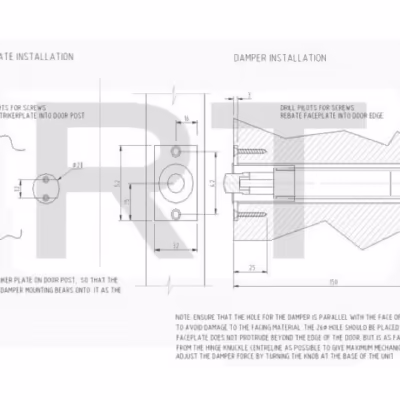 D140 Adjustable Damper Unit