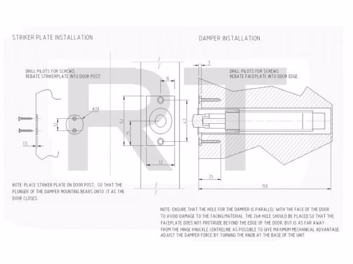 D140 Adjustable Damper Unit