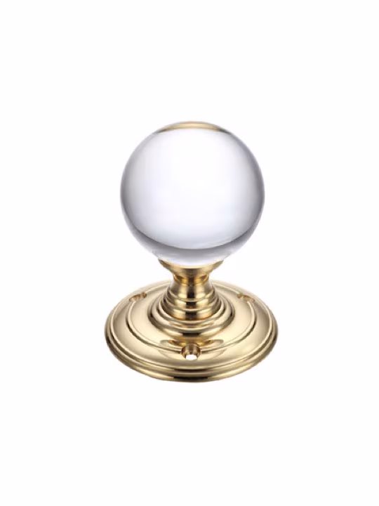 Glass Ball Mortice Knob 55mm