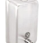 Vertical liquid soap dispenser