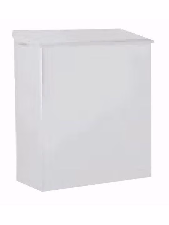 Sanitary napkin and towel receptacle