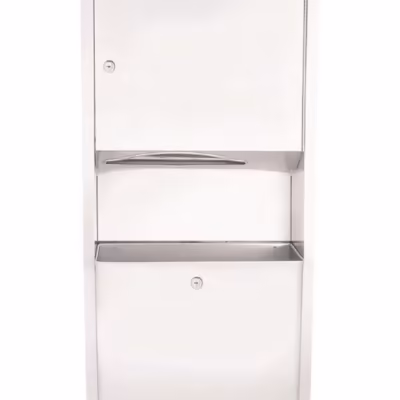 Paper towel dispenser and water disposal