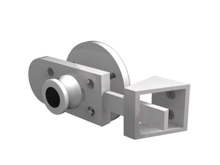 Latch set inward door