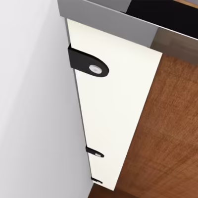 Panel to wall (T nut fix)