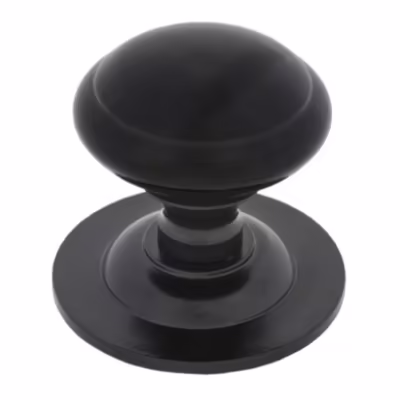 Black Centre Door Knob