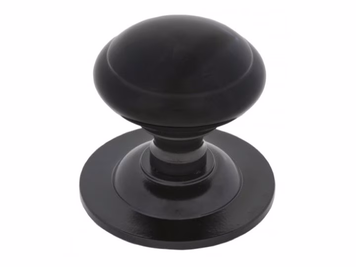 Black Centre Door Knob