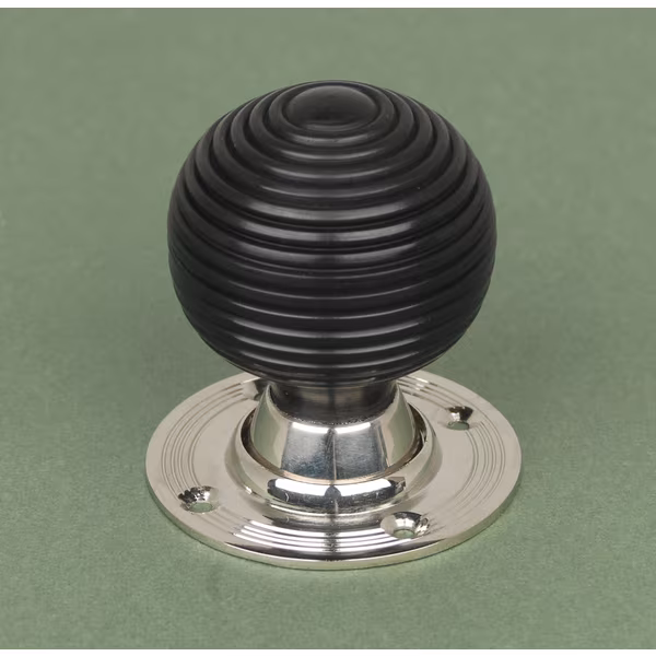 Ebony Beehive Door Knob