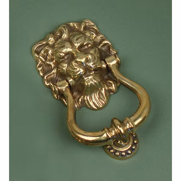 MDS Lions Head Door Knocker