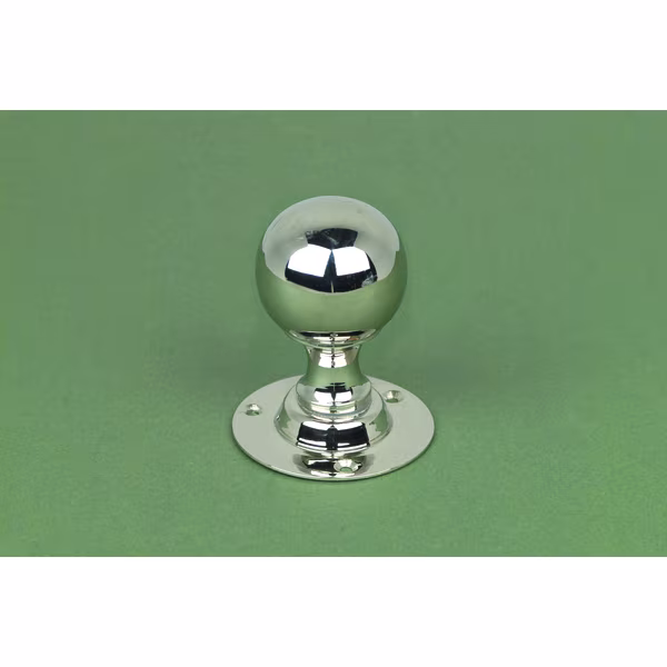 Ball Door Knob Polished Nickel