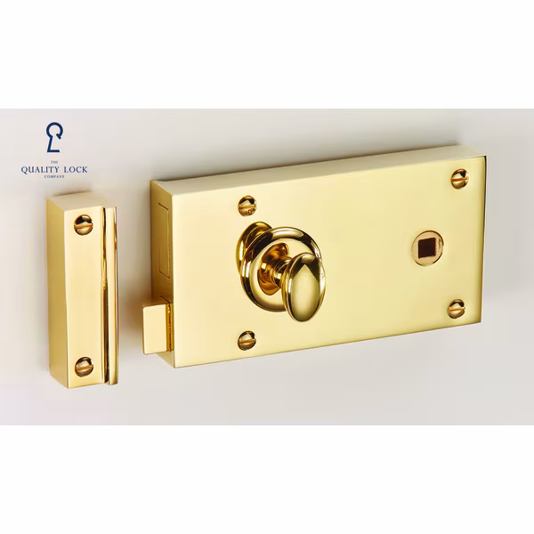 8" Thumb Turn Bathroom Latch