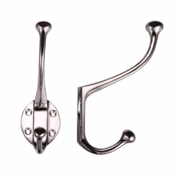 FB72 Polished Nickel Ball End Hat & Coat Hook