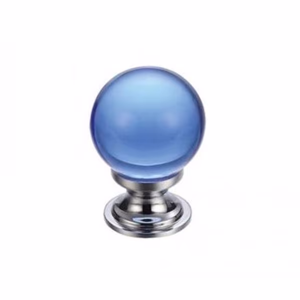 25mm Plain Glass Cabinet Knob