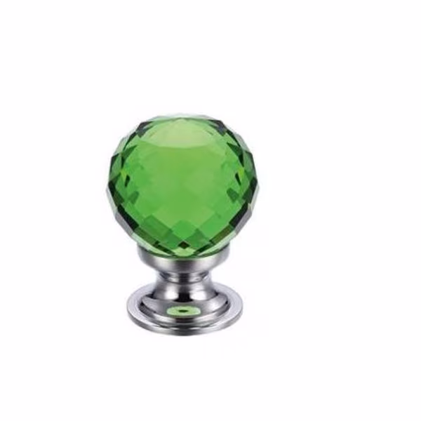 25mm Facetted Glass Cabinet Knob