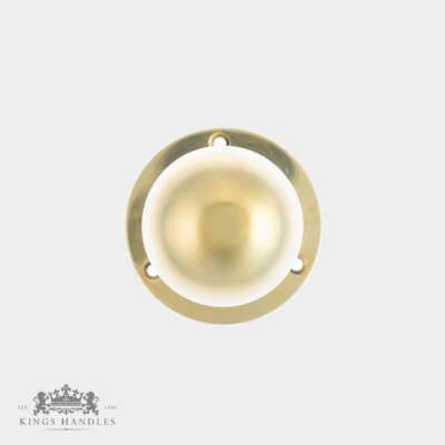 Brass Round Door Knob (BCL) - Image 3