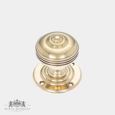 Georgian Door Knobs – Brass (BGM)