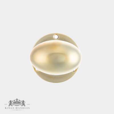 Brass Oval Door Knob (BOV) - Image 3