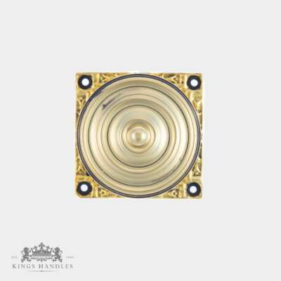 Brass Square Door Knob (BSQ) - Image 3