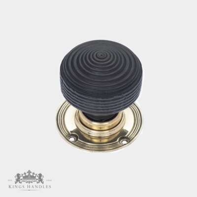 Ebonised Door Knob - Edwardian (EED)