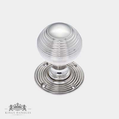 Victorian Beehive Door Knobs – Nickel (N BB1)