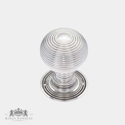 Beehive Door Knobs – Nickel (N BB2)
