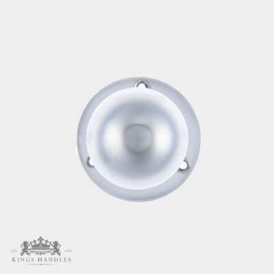 Classic Round Door Knobs – Nickel (N BCL) - Image 3