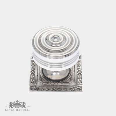 Square Door Knobs – Nickel (N BSQ) - Image 1