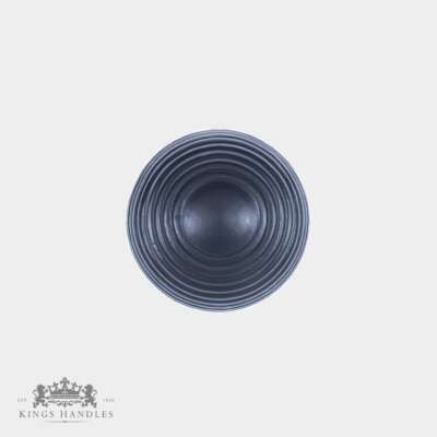 Ebonised Beehive Mk.2 Door Knob with Nickel Backplate (N EB2) - Image 3