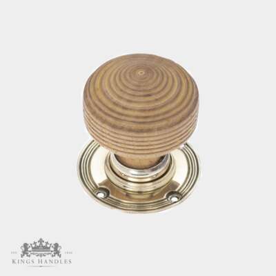 Oak Door Knobs - Edwardian (OED)