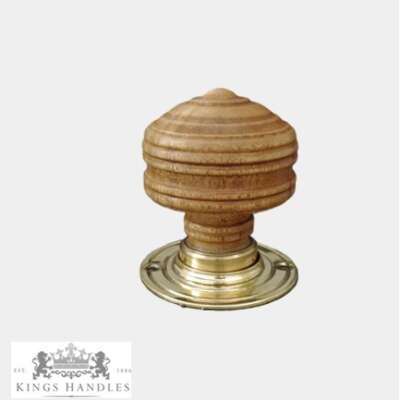 Oak Door Knobs - Victorian (OVR)
