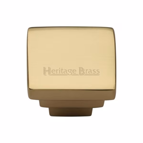 Cabinet Knob Square Stepped Design