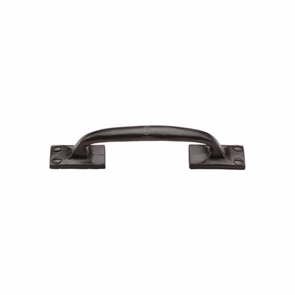 Black Iron Offset Cabinet Pull Handle