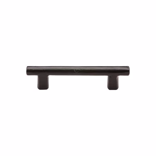 Black Iron Round Bar Cabinet Pull