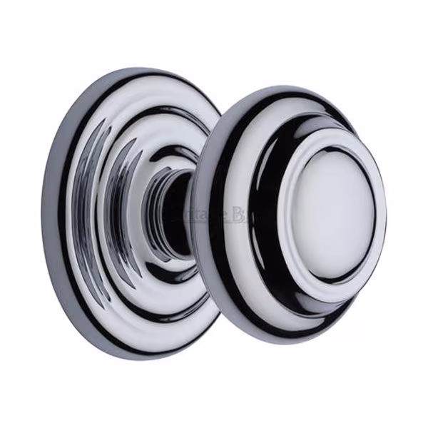 Stepped Round Centre Door Knob