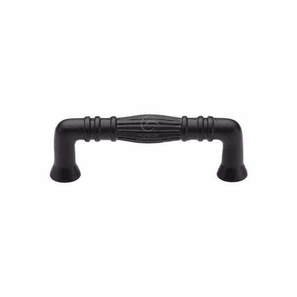 Matt Black Iron Tuscany Cabinet Pull Handle