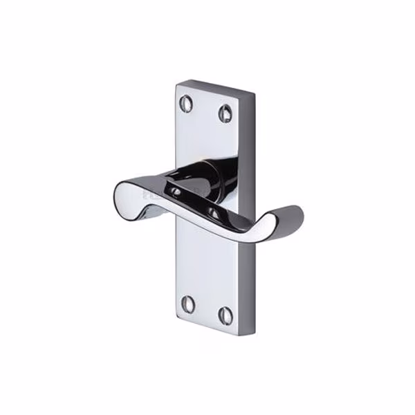 Builders' Range Door Handle on Plate