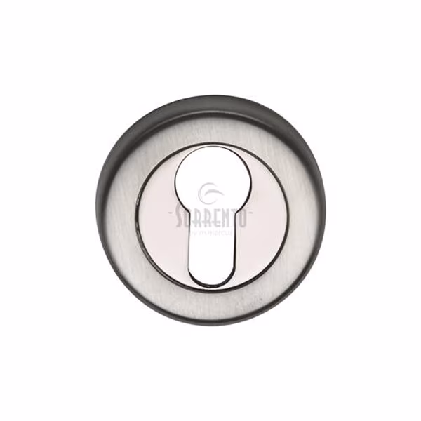 Sorrento Euro Profile Cylinder Escutcheon Round