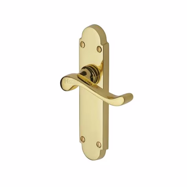 Savoy Door Handle on Plate