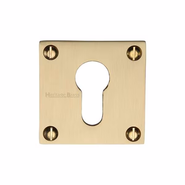 Euro Profile Cylinder Escutcheon Square - BAU1558