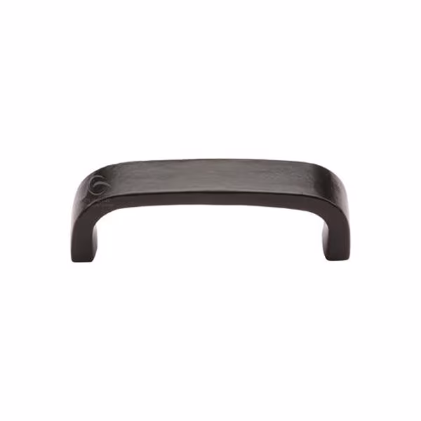 Black Iron Curved D Shaped Cabinet Pull Handle