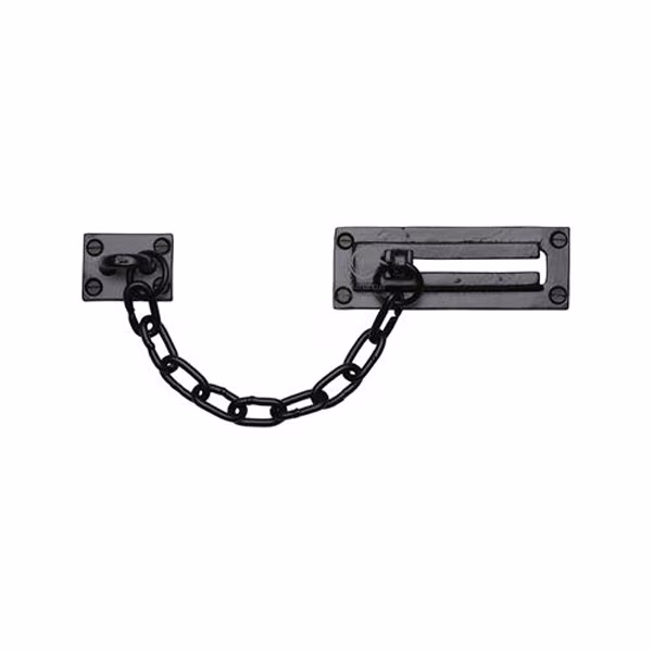 Matt Black Rustic Iron Black Iron Door Chain