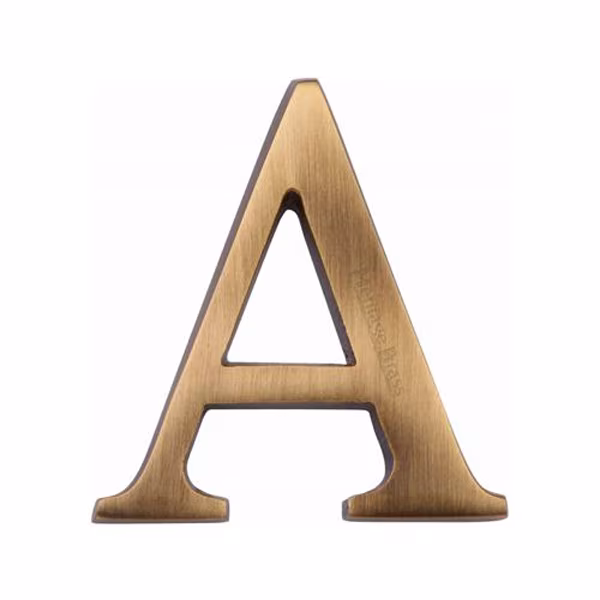 Alphabet Pin Fix 51mm (2") - C1565 Antique Brass