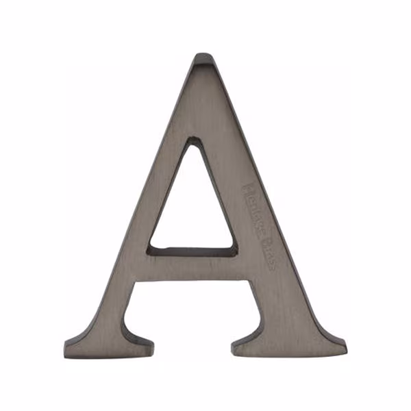 Alphabet Pin Fix 51mm (2") - C1565 Matt Bronze