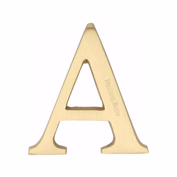 Alphabet Pin Fix 51mm (2") - C1565 Satin Brass