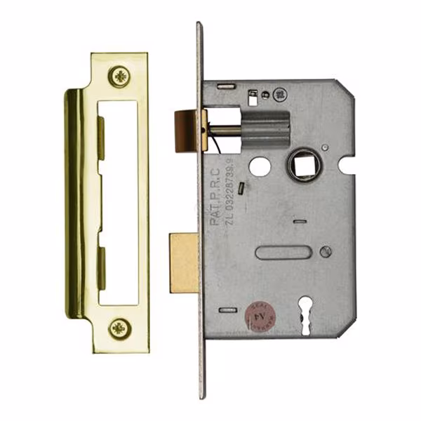 York 3 Lever Sashlock Bolt Through 2 1/2" - YKSL32