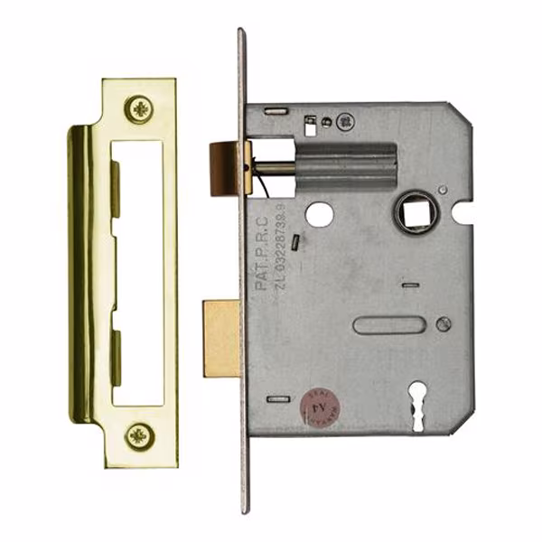 York 3 Lever Sashlock Bolt Through 3" - YKSL33