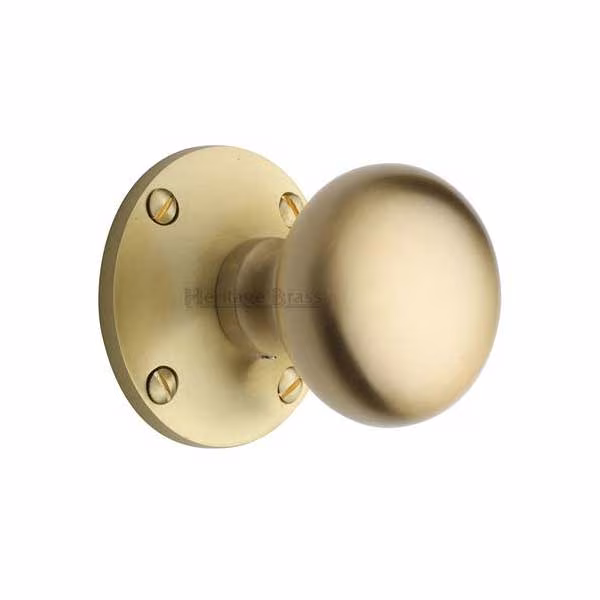 Kensington Door Knob on Rose