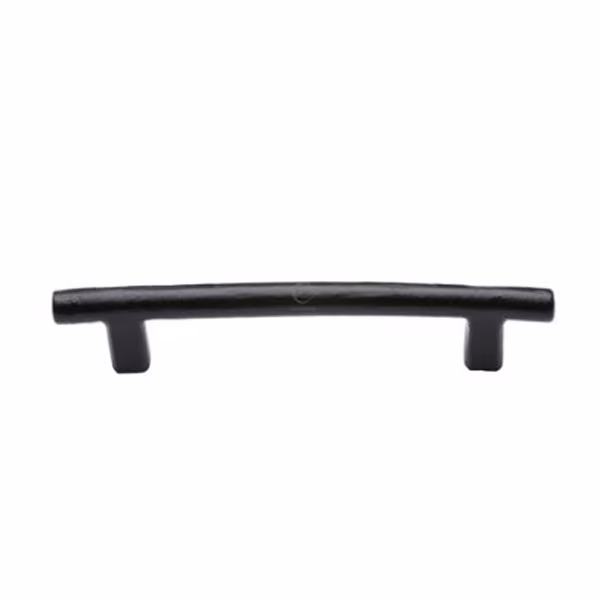 Matt Black Iron Round Bar Cabinet Pull Handle